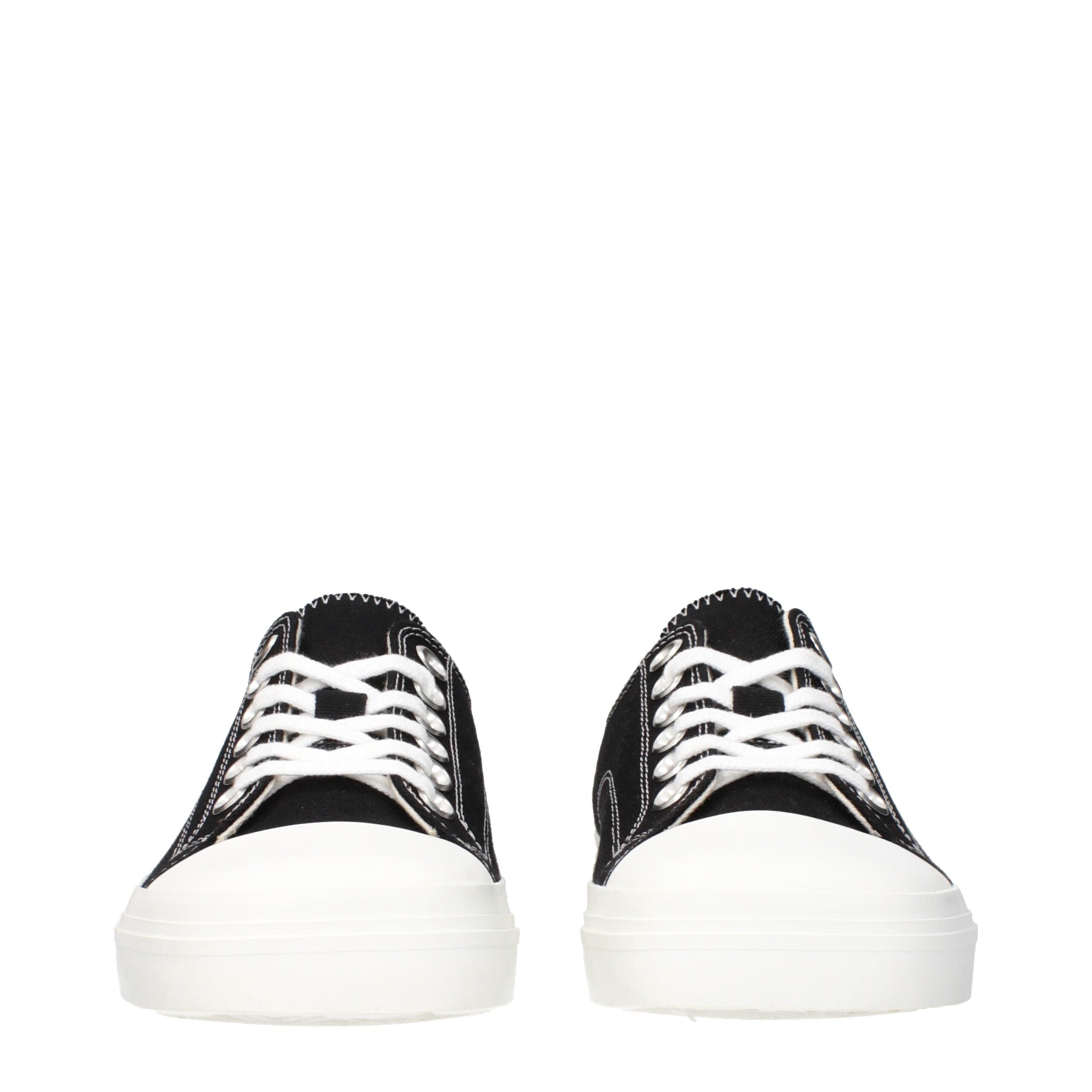 Moschino Black Fabric Low Top Sneakers Moschino