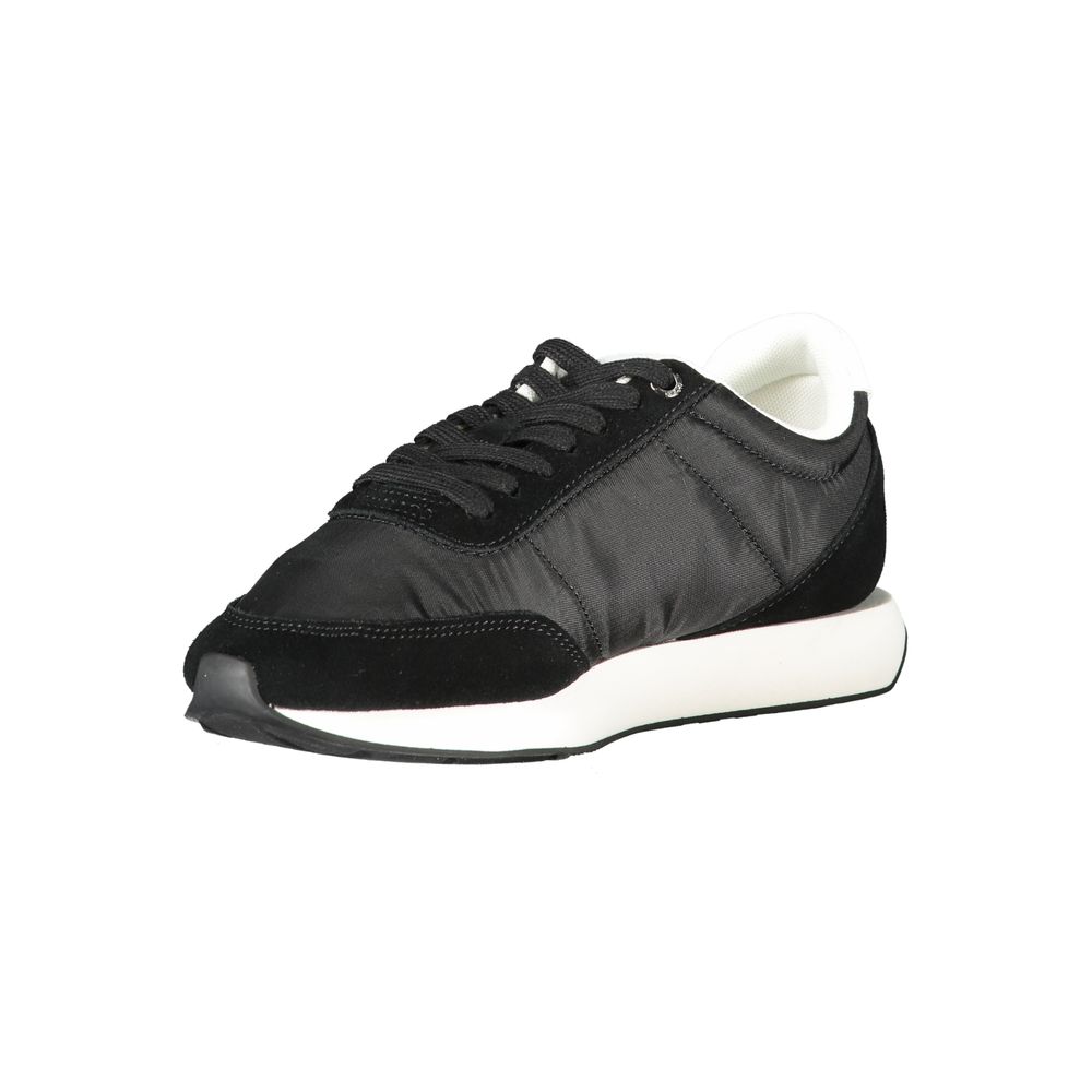 Calvin Klein Black Leather Women Sneaker Calvin Klein