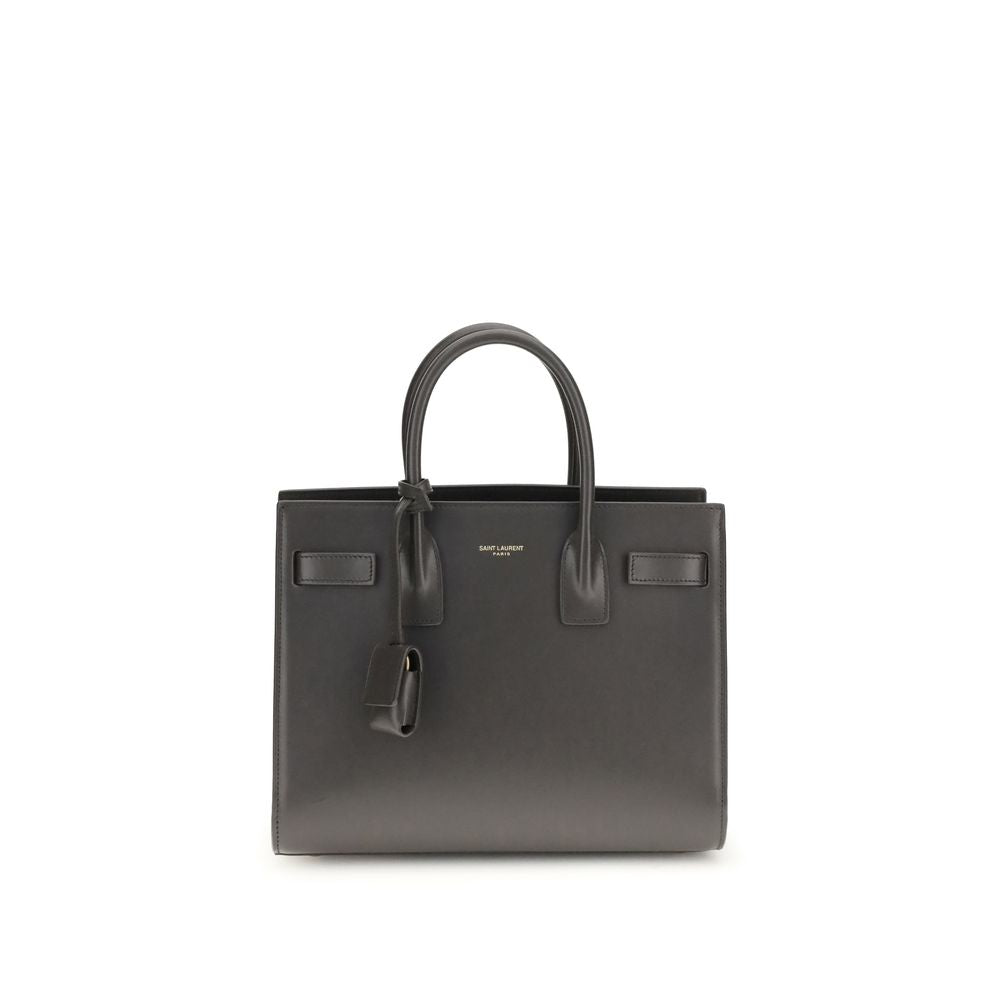 Saint Laurent Gray Calf Leather Bos Taurus Shoulder Bag Saint Laurent