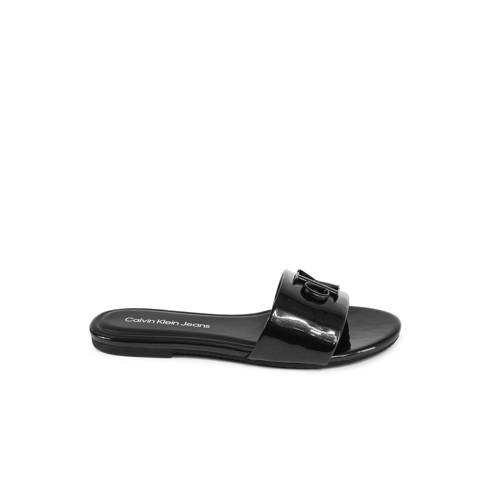Calvin Klein Black Polyester Sandal Calvin Klein