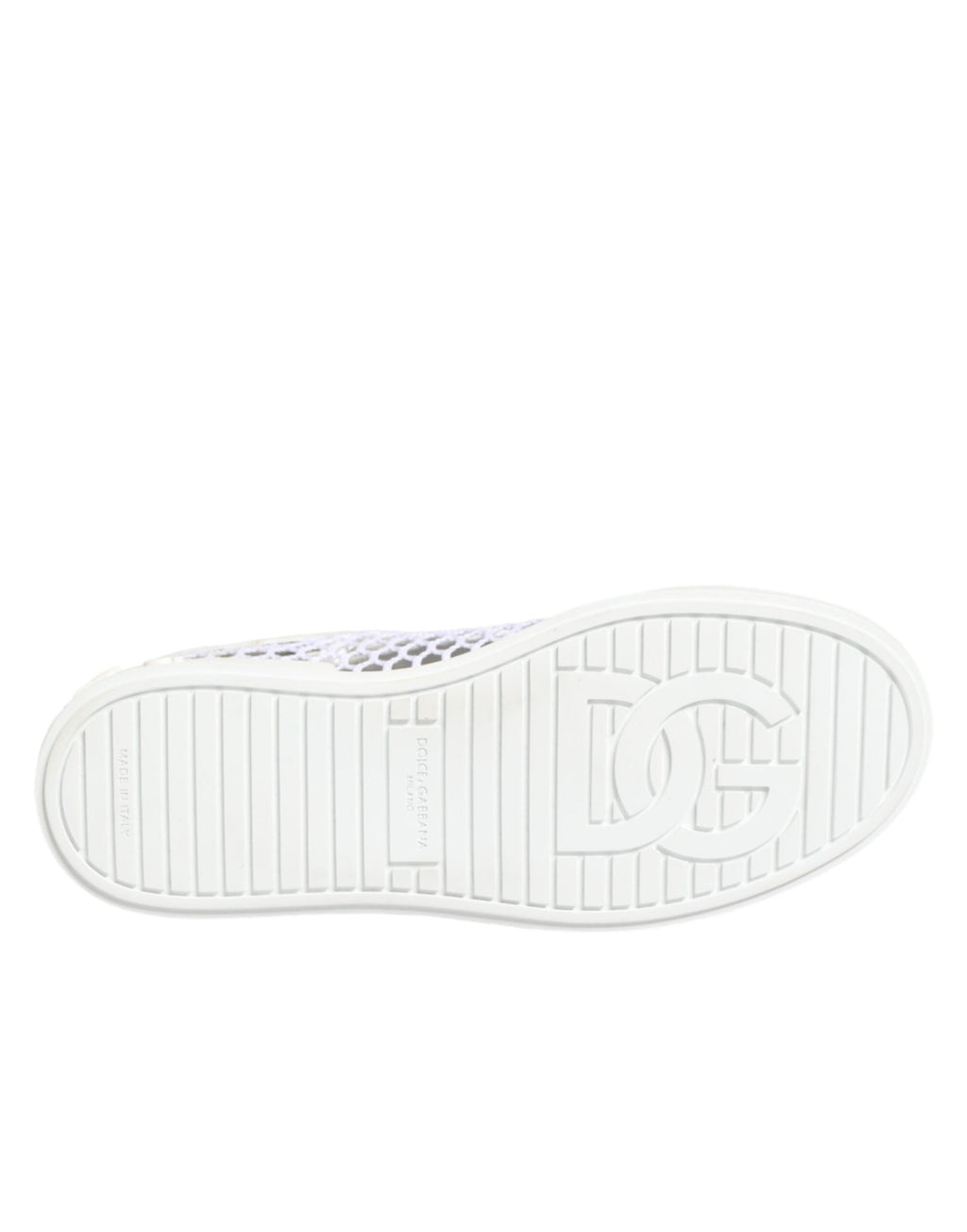 Dolce & Gabbana White Mesh Inserts Low Top Sneakers Shoes Dolce & Gabbana