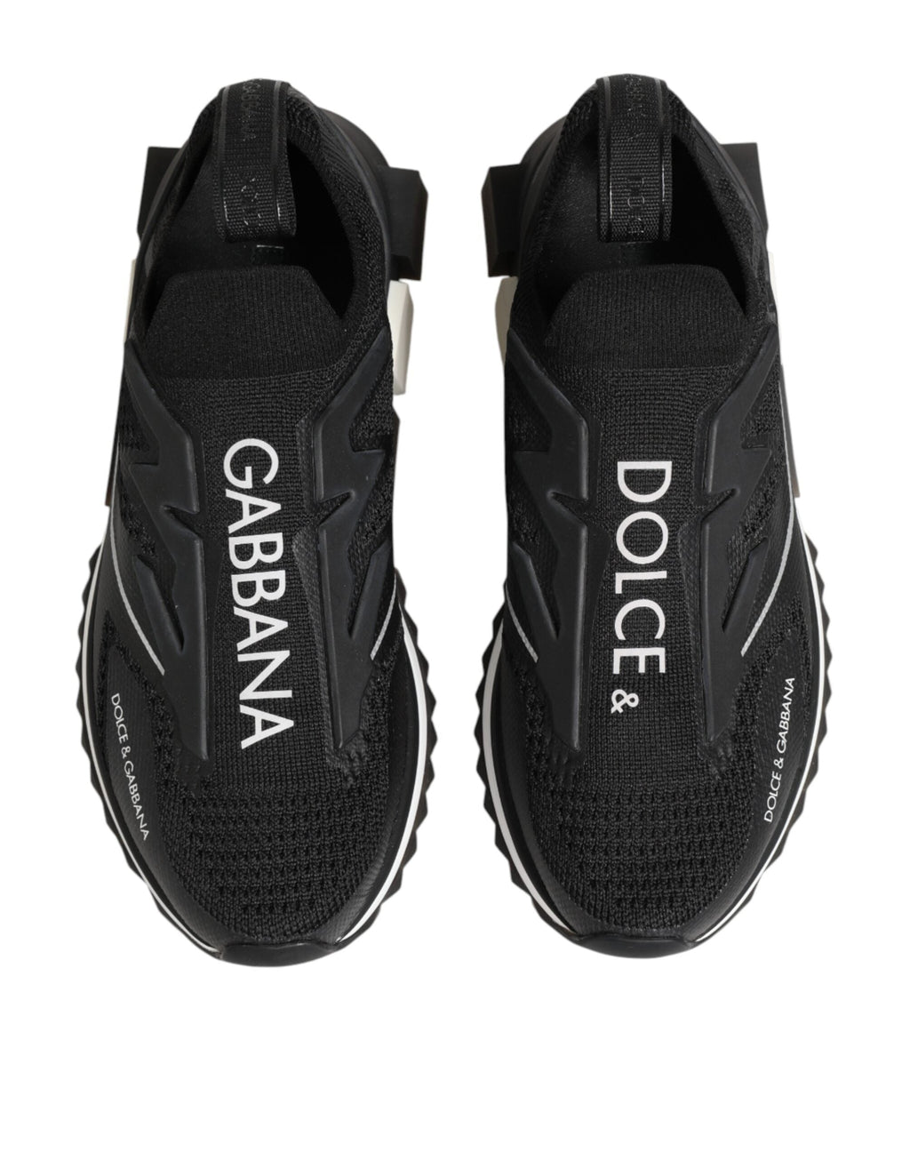 Dolce & Gabbana Black SORRENTO Sport Stretch Sneakers Shoes Dolce & Gabbana