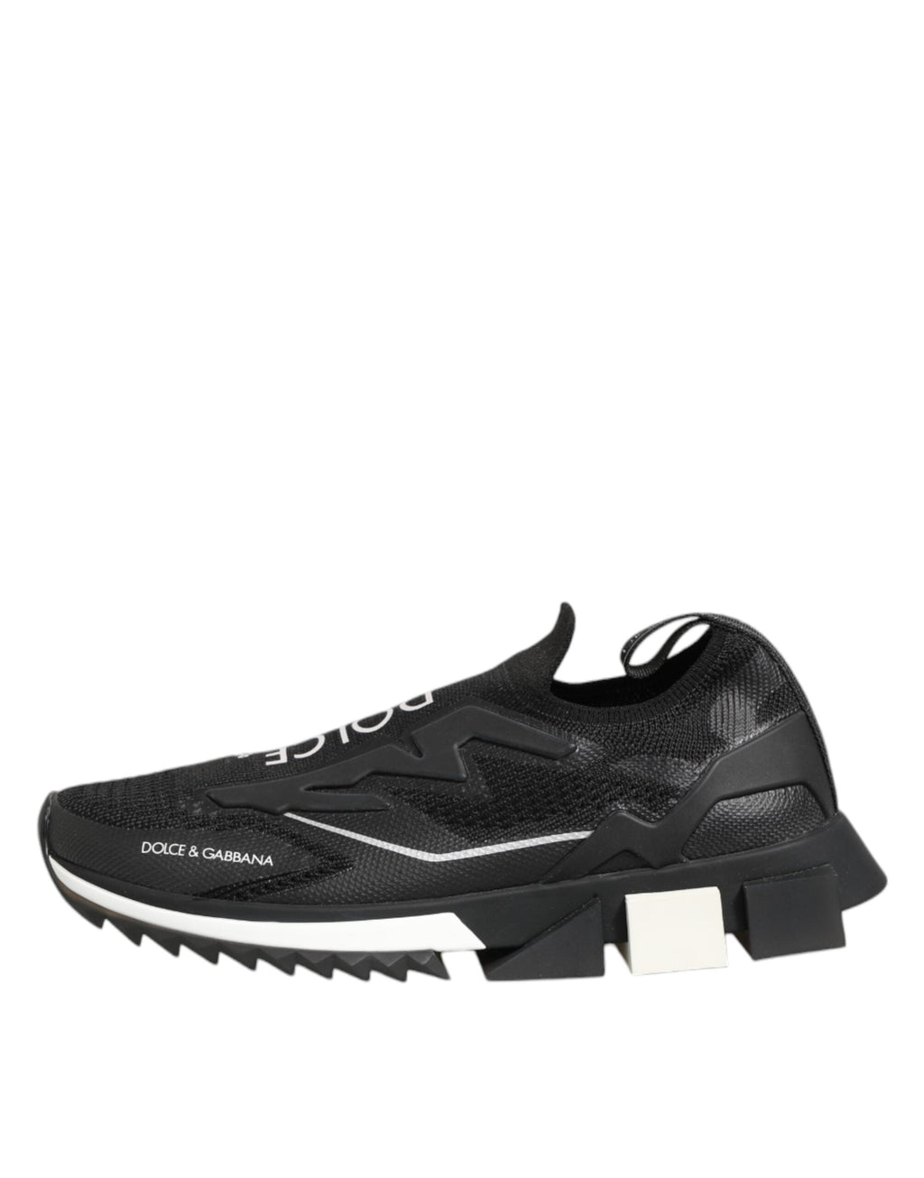 Dolce & Gabbana Black SORRENTO Sport Stretch Sneakers Shoes Dolce & Gabbana