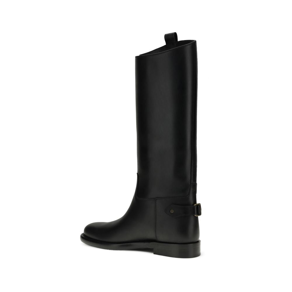 Burberry Leather high Boots Burberry