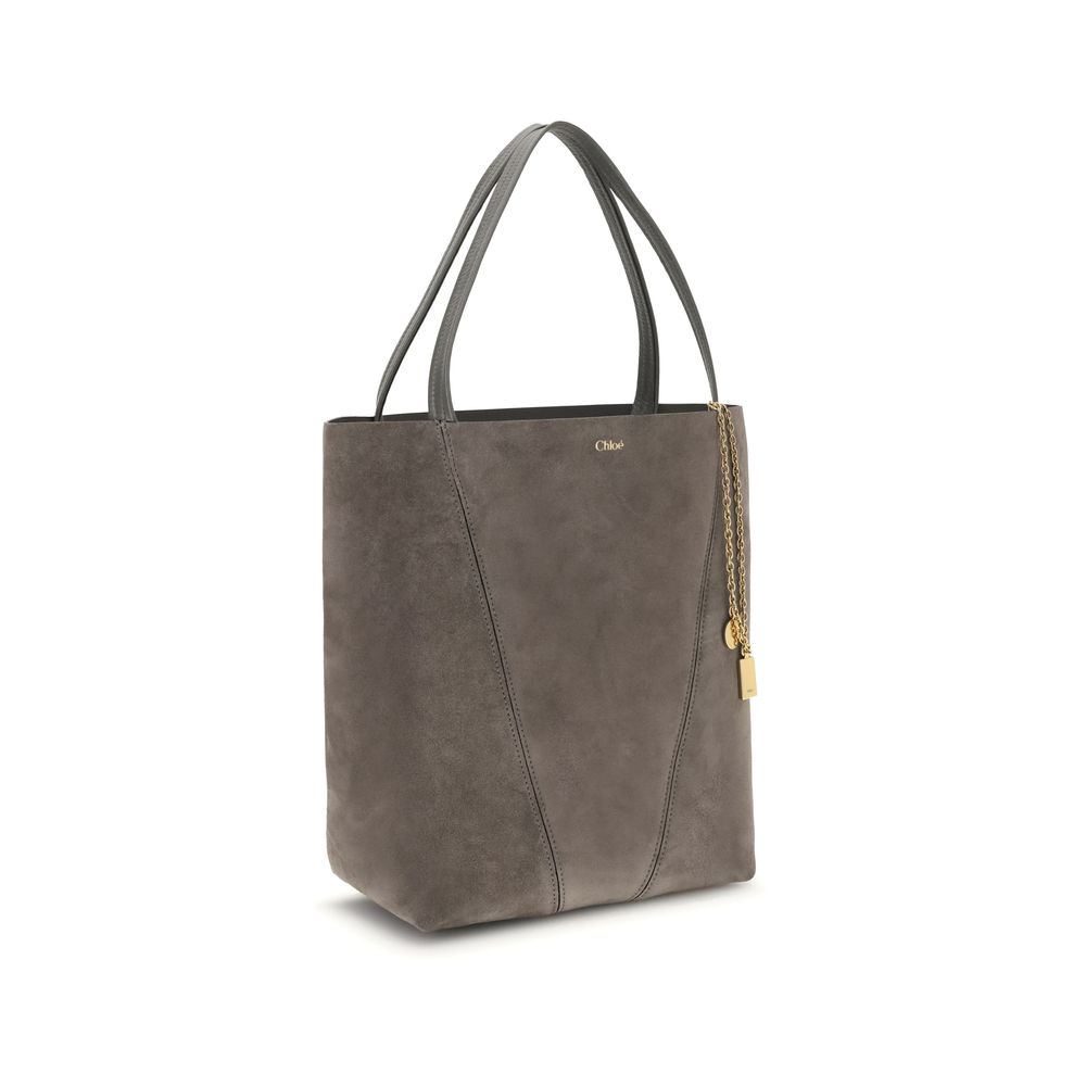 Chloé Suede Spin Tote Bag Chloé