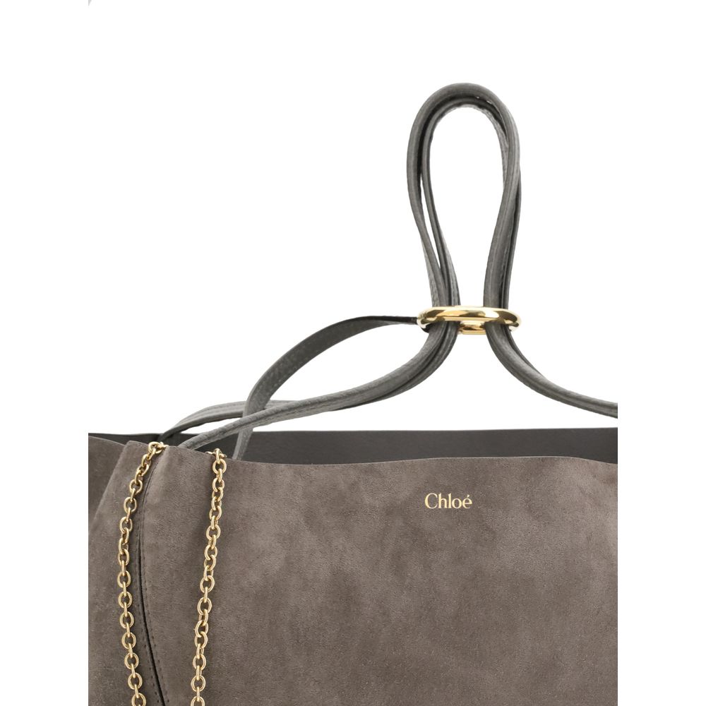 Chloé Spin suede Tote Bag Chloé