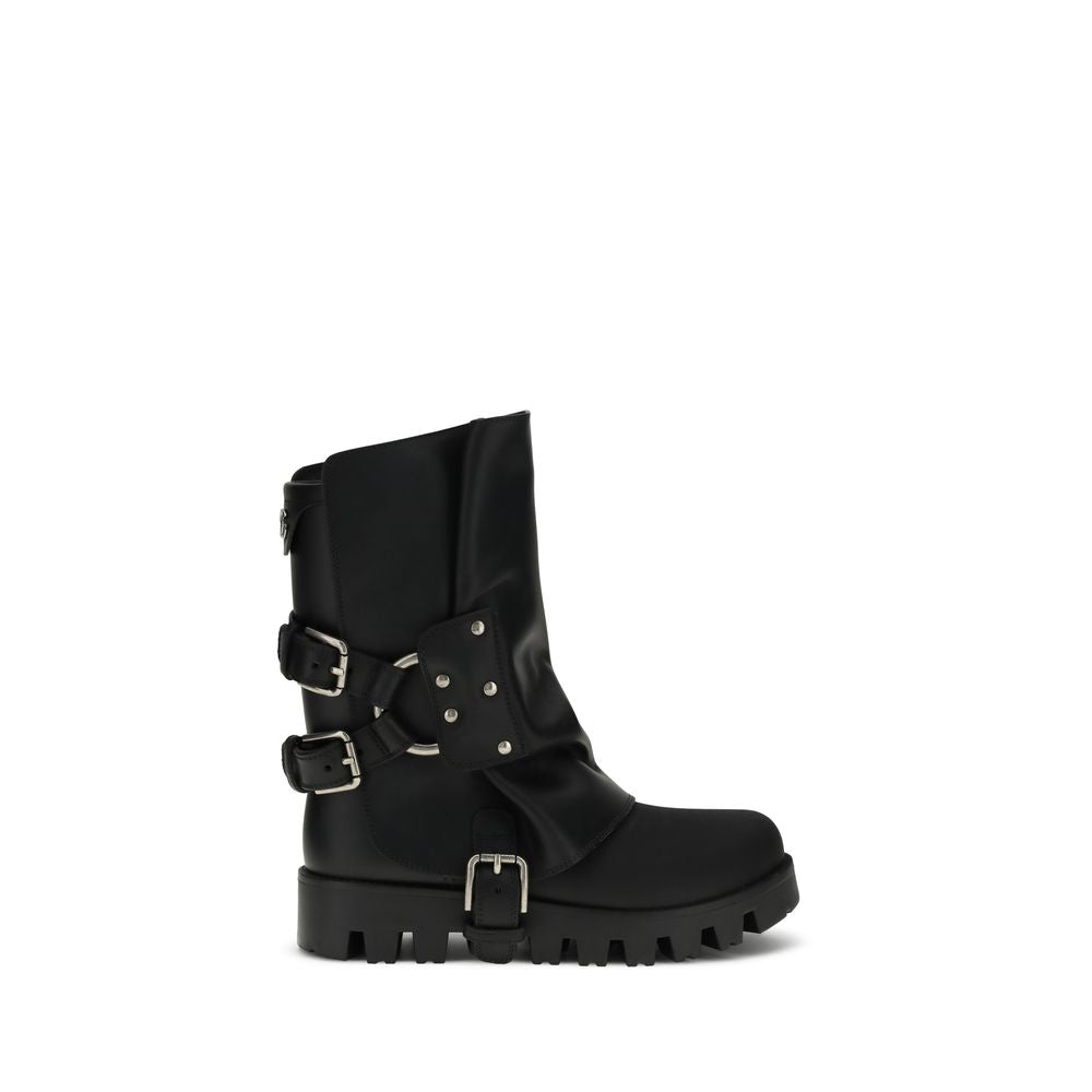 Dolce & Gabbana Leather Ankle Boots Dolce & Gabbana