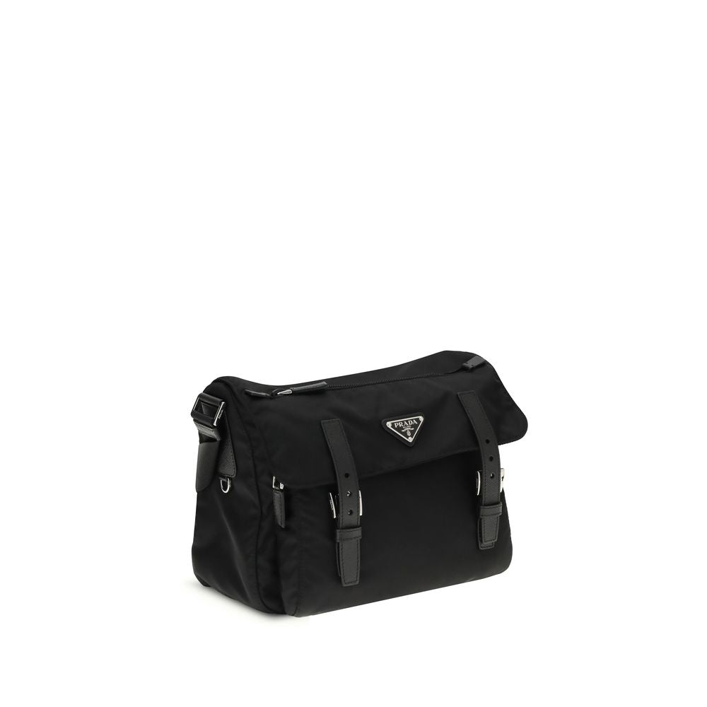 Prada Black Polyamide Shoulder Bag Prada