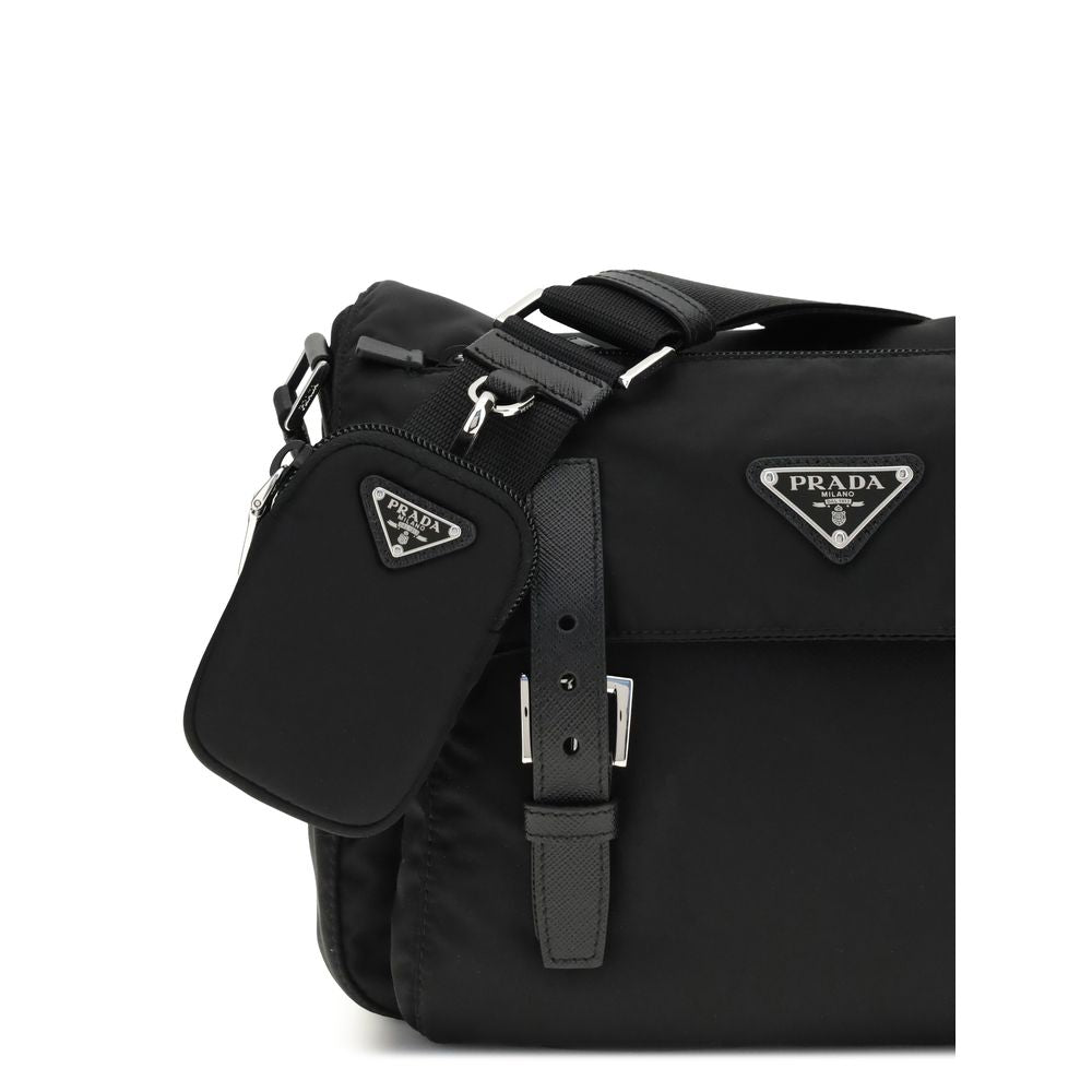 Prada Black Polyamide Shoulder Bag Prada