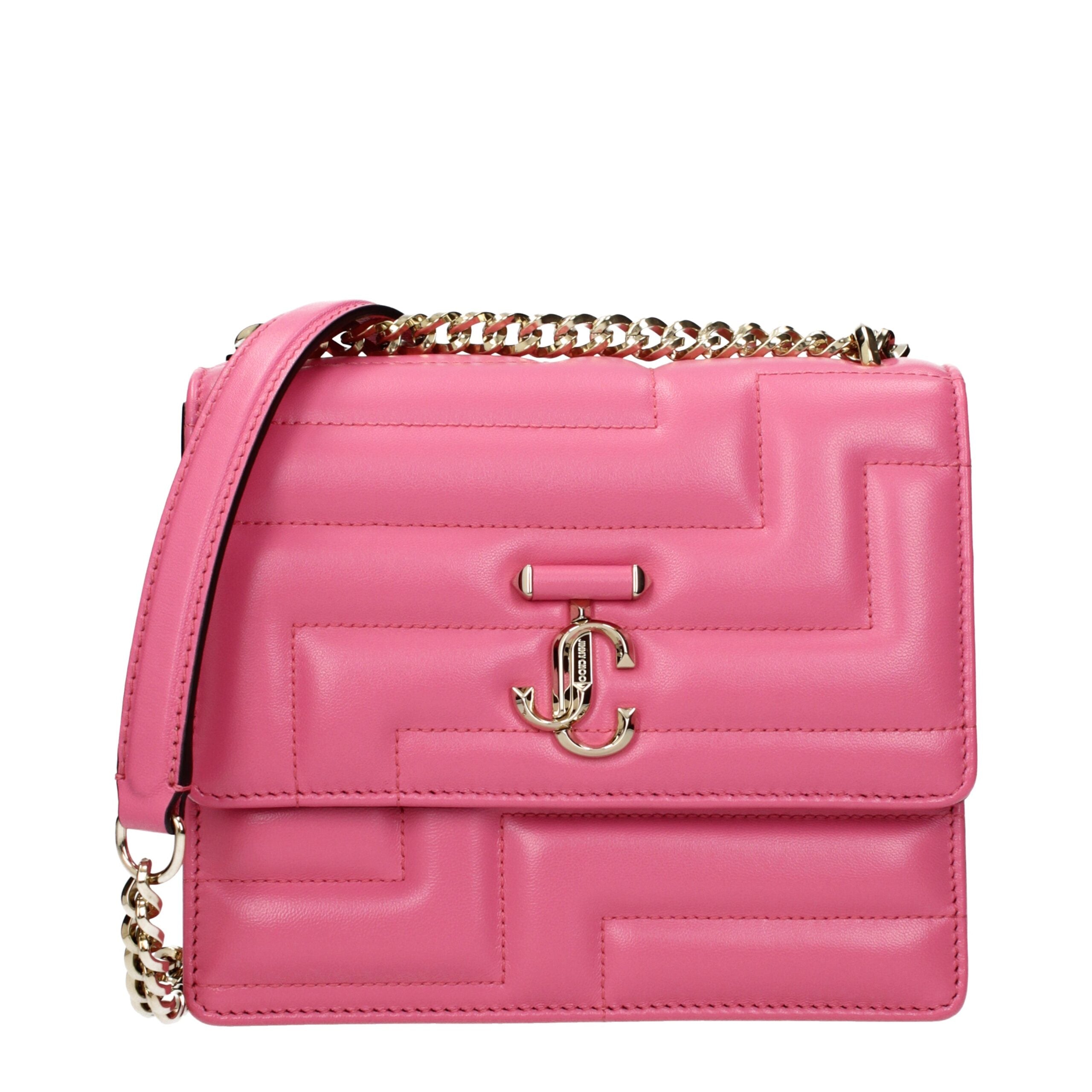 Jimmy Choo Pink Leather Shoulder Bag Jimmy Choo
