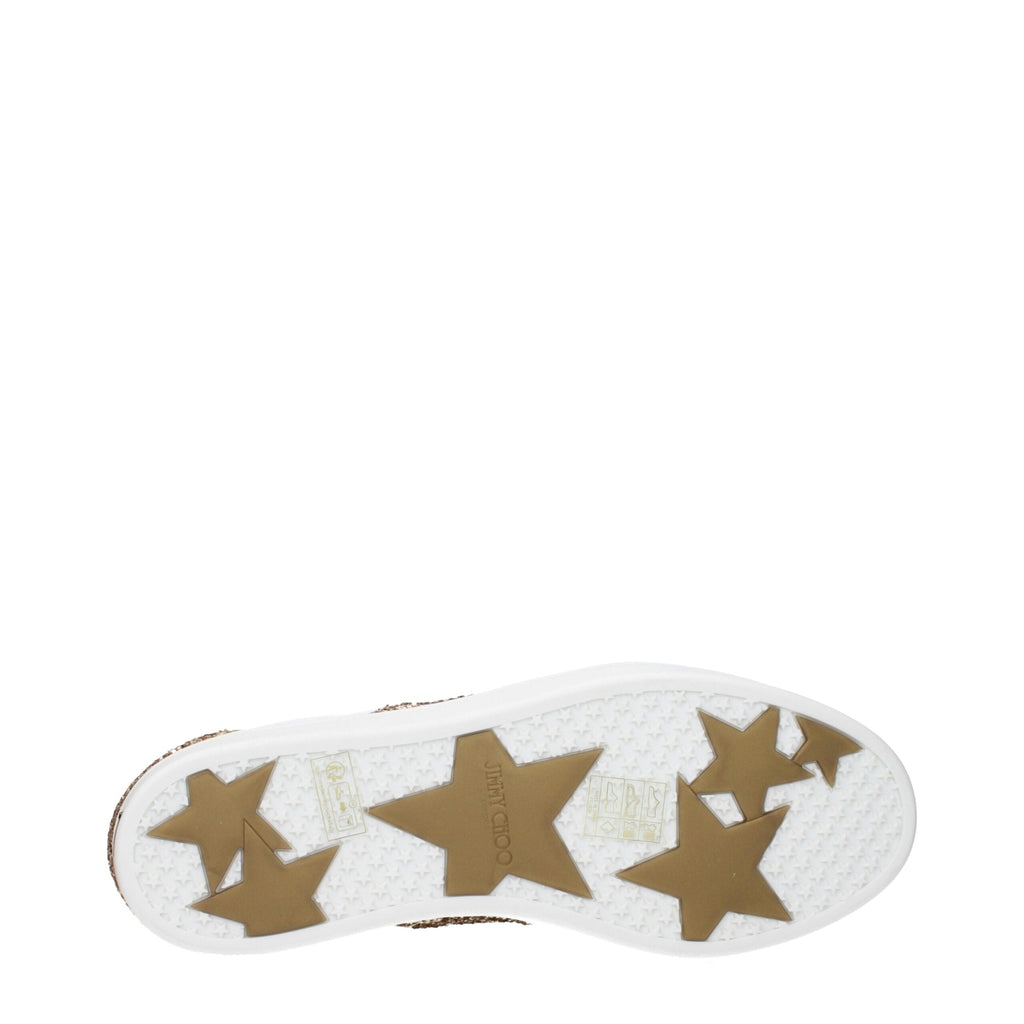 Jimmy Choo White Leather Low Top Sneakers Jimmy Choo