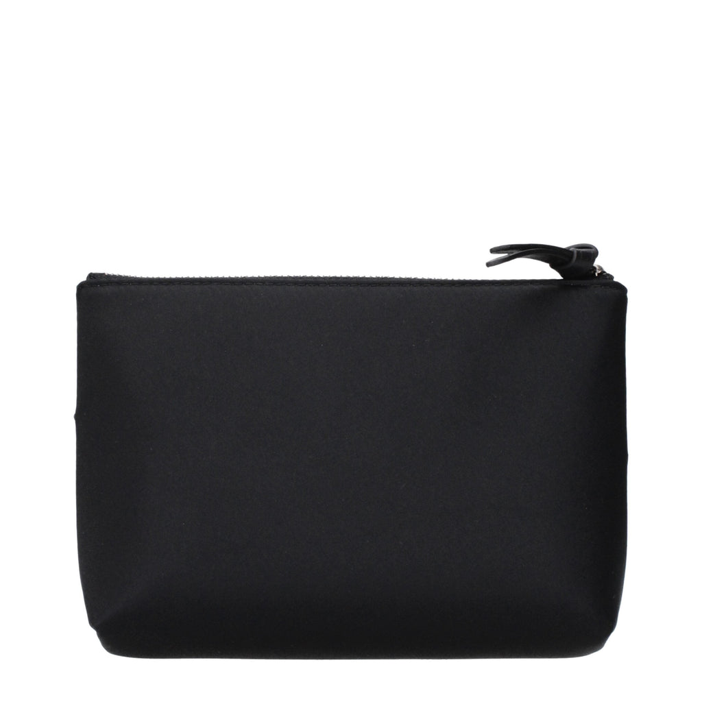 Jimmy Choo Black Satin Clutch Bag Jimmy Choo
