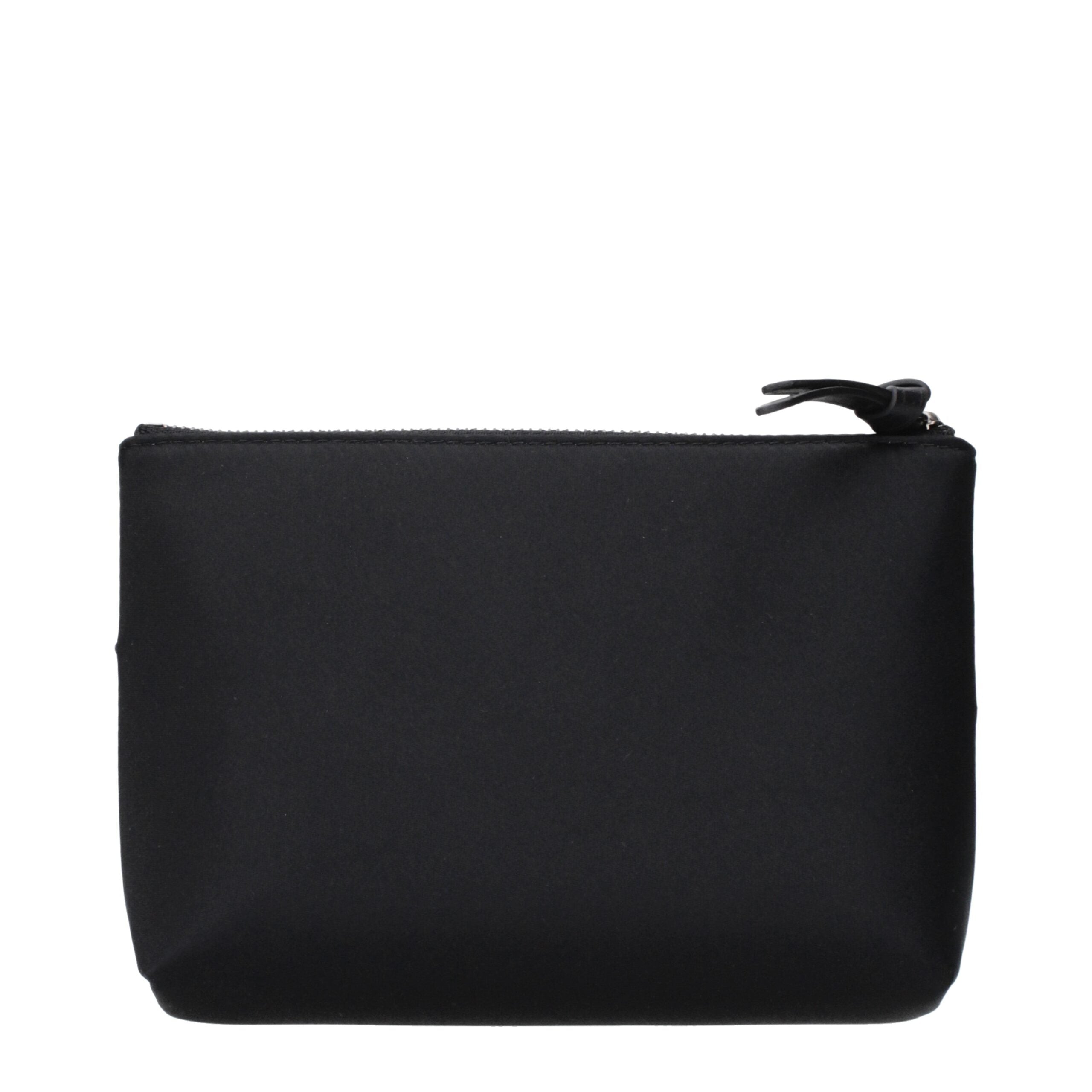 Jimmy Choo Black Satin Clutch Bag Jimmy Choo