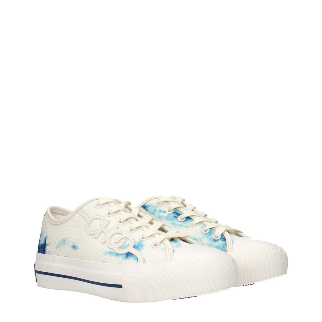 Jimmy Choo Beige Fabric Low Top Sneakers Jimmy Choo