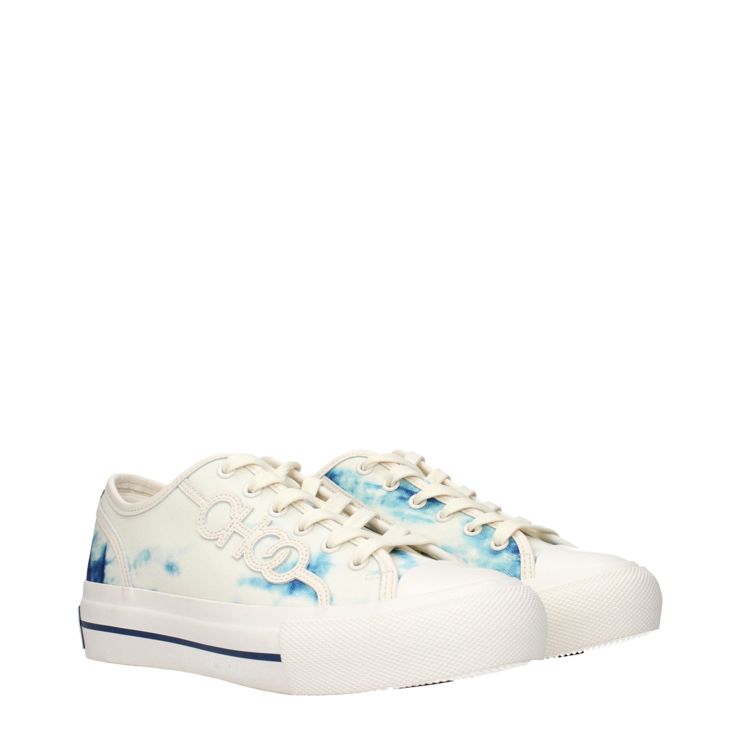 Jimmy Choo Beige Fabric Low Top Sneakers Jimmy Choo