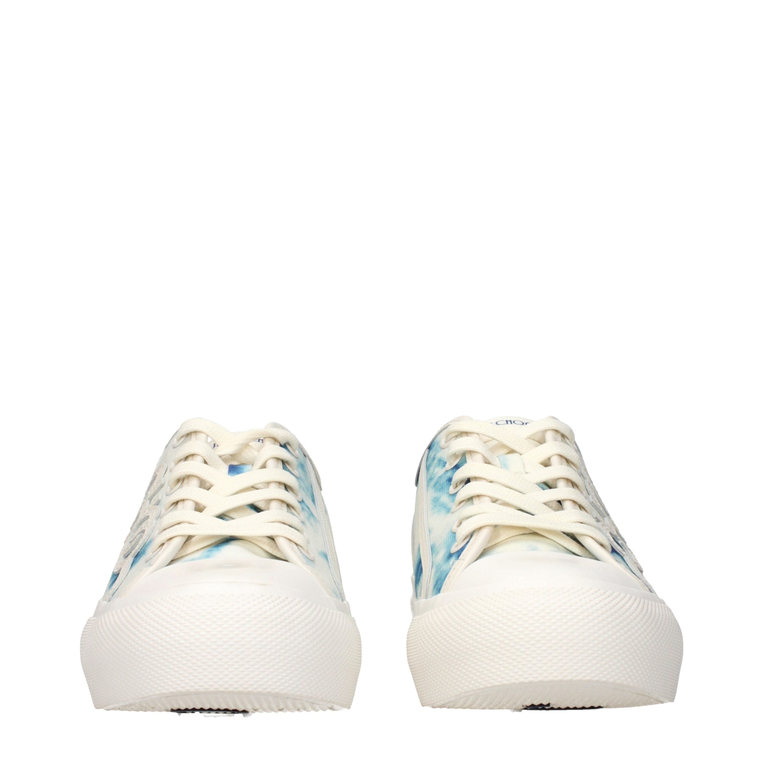 Jimmy Choo Beige Fabric Low Top Sneakers Jimmy Choo
