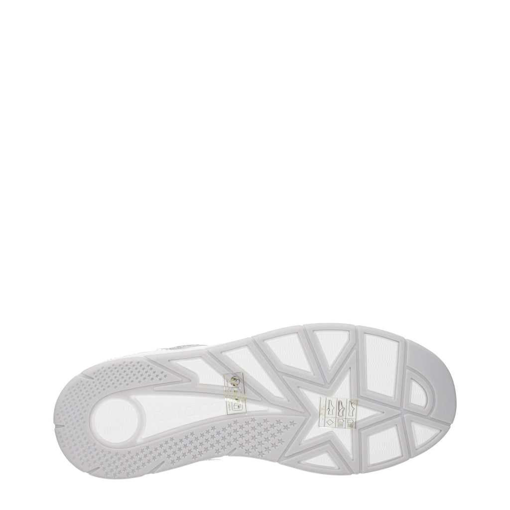 Jimmy Choo White Leather Low Top Sneakers Jimmy Choo