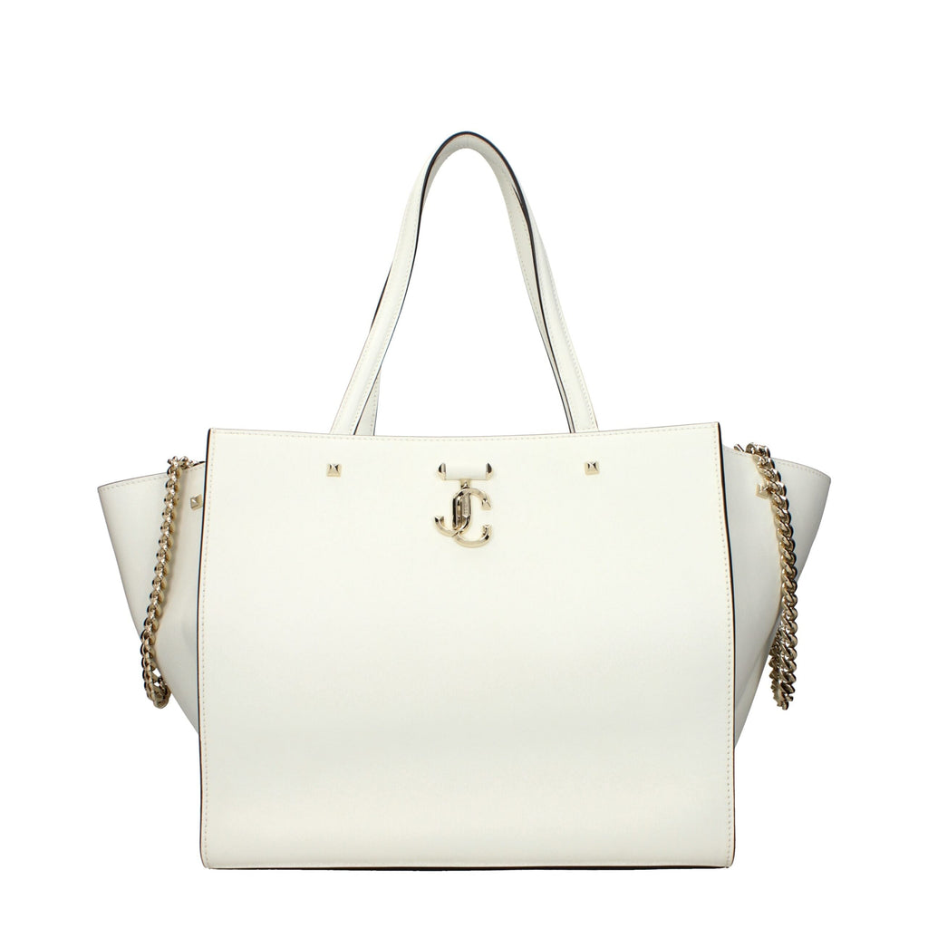 Jimmy Choo White Leather Shoulder Bag Jimmy Choo