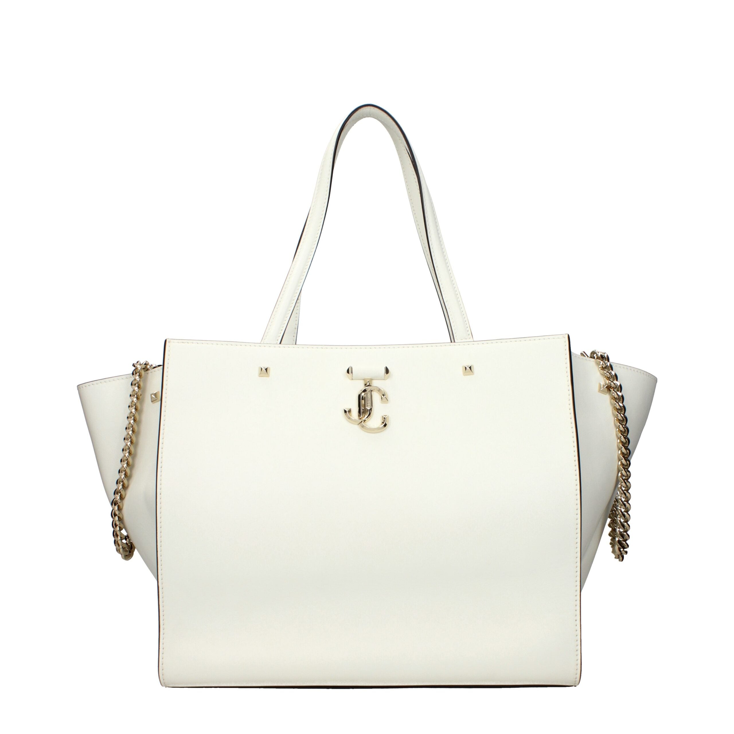 Jimmy Choo White Leather Shoulder Bag Jimmy Choo