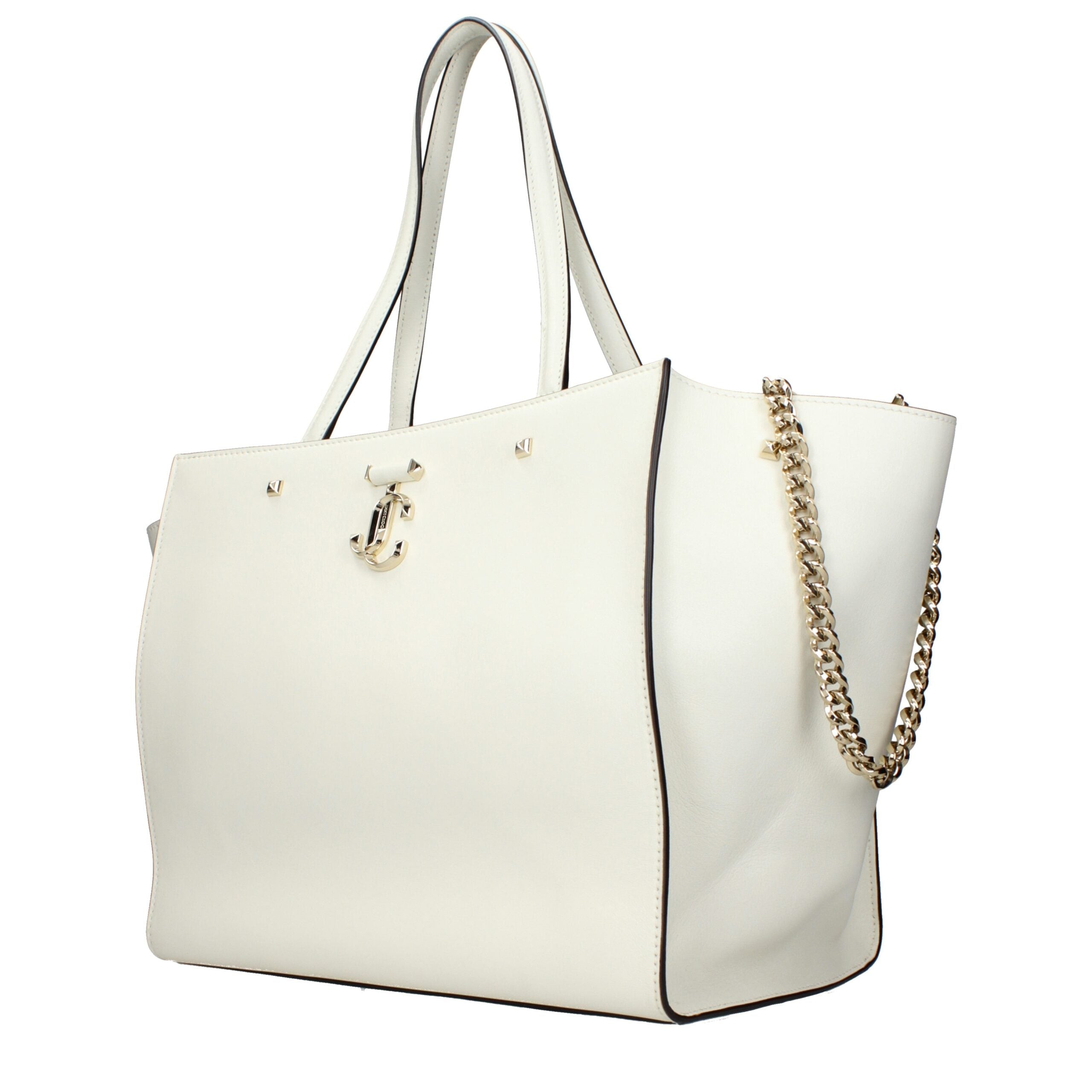 Jimmy Choo White Leather Shoulder Bag Jimmy Choo