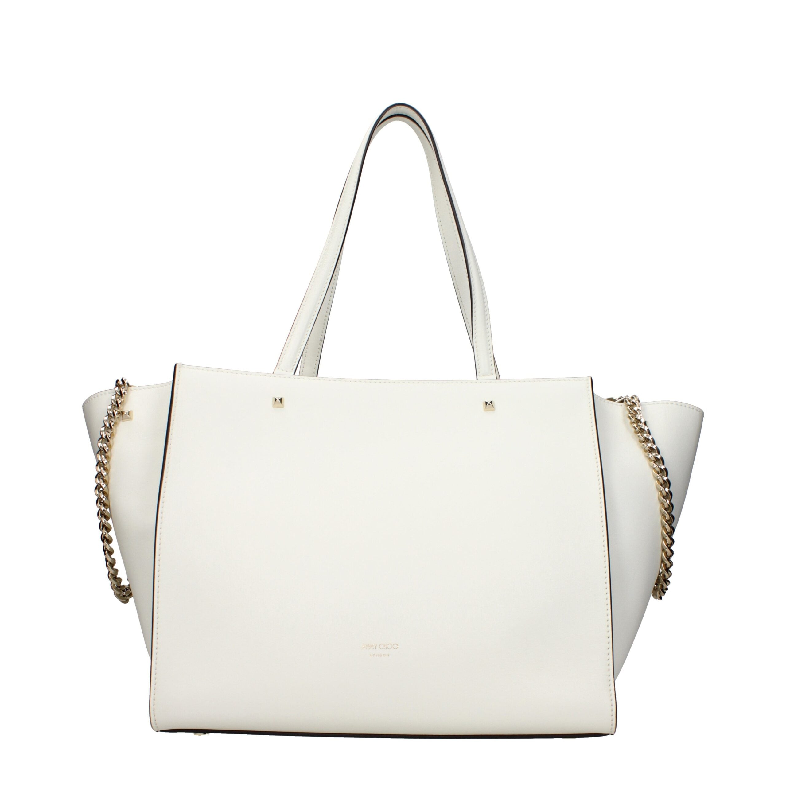 Jimmy Choo White Leather Shoulder Bag Jimmy Choo