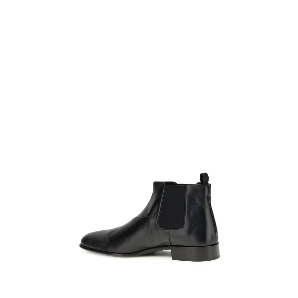 Prada Leather Ankle Boots Prada