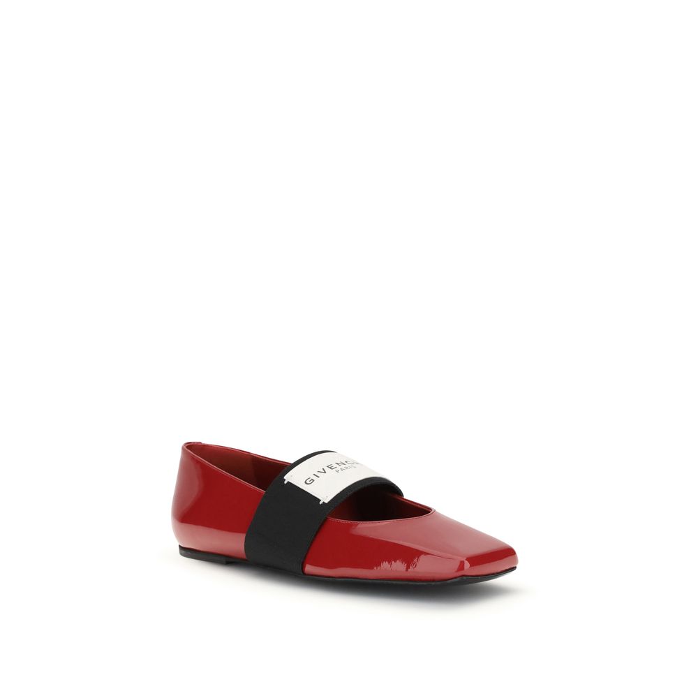 Givenchy Patent-leather Squared Ballerinas Givenchy