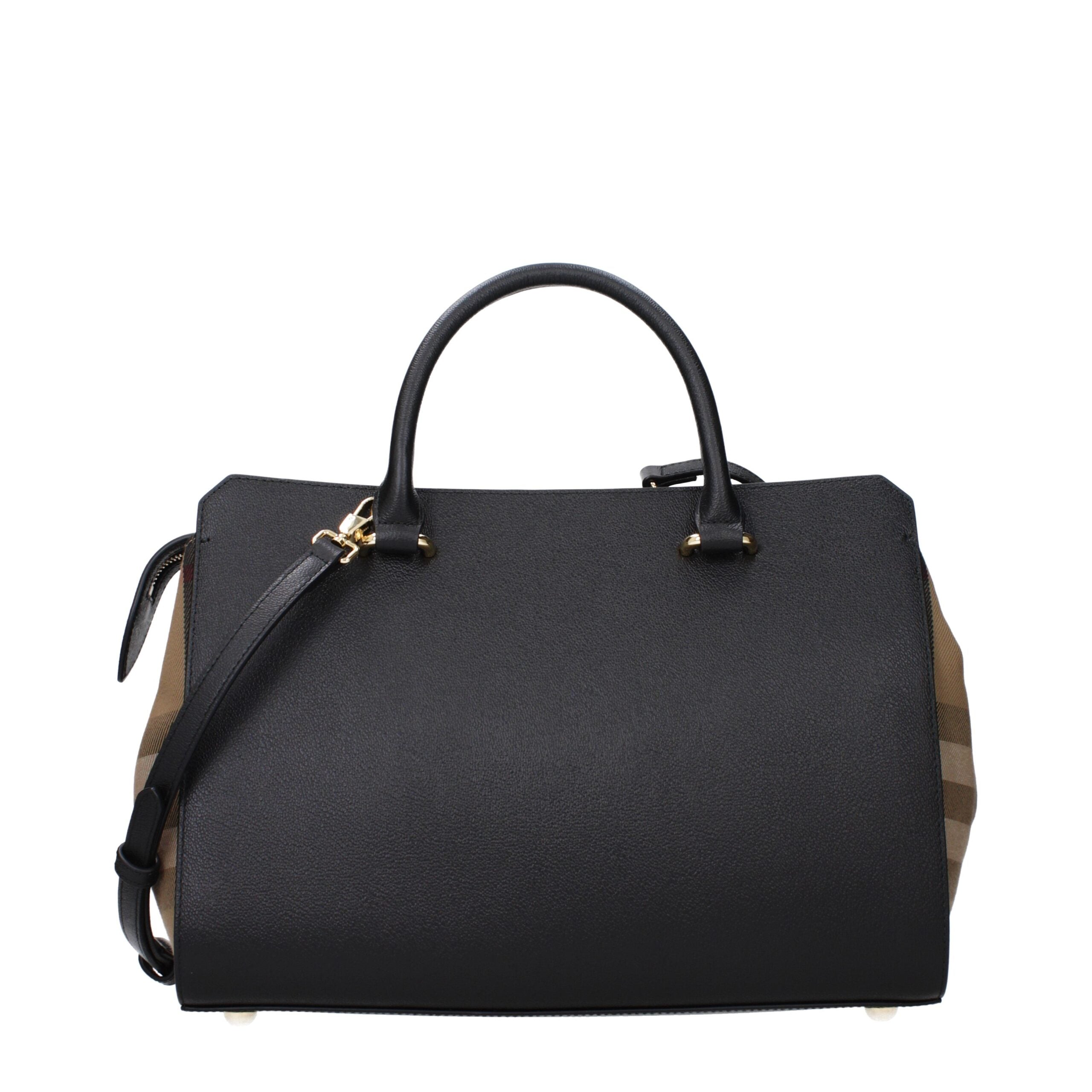 Burberry Black Leather Handbag Burberry