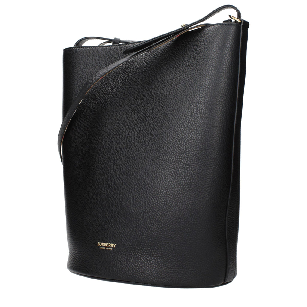 Burberry Black Leather Handbag Burberry