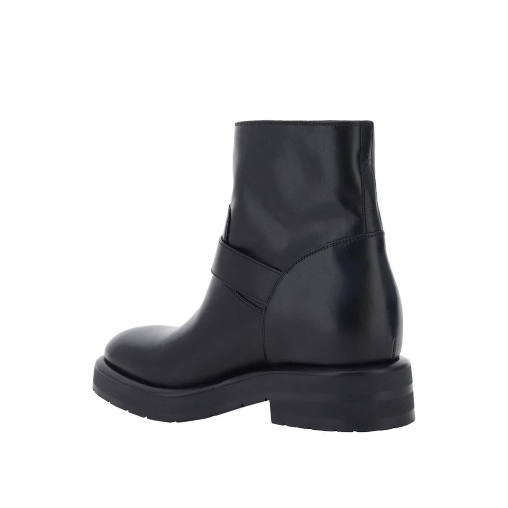 Chloé Black Calfskin Ankle Boots Chloé