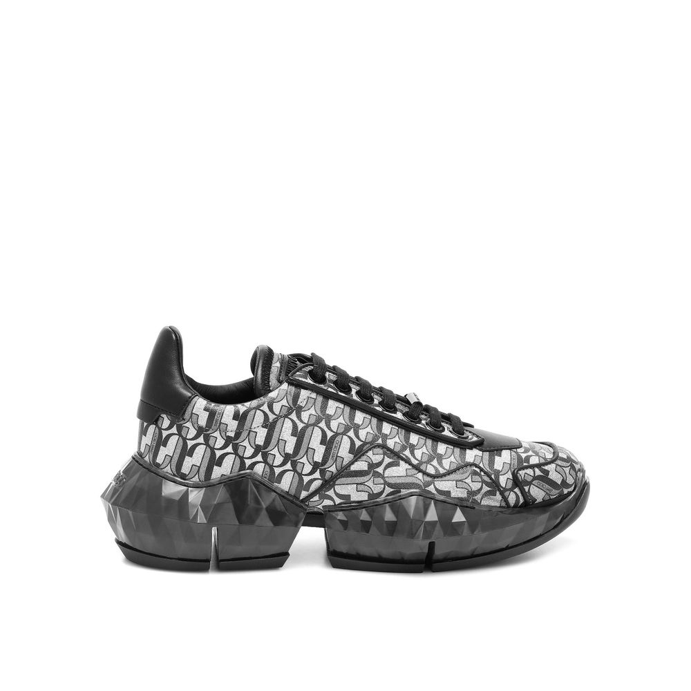 Jimmy Choo Black Calfskin Chunky Sneakers Jimmy Choo