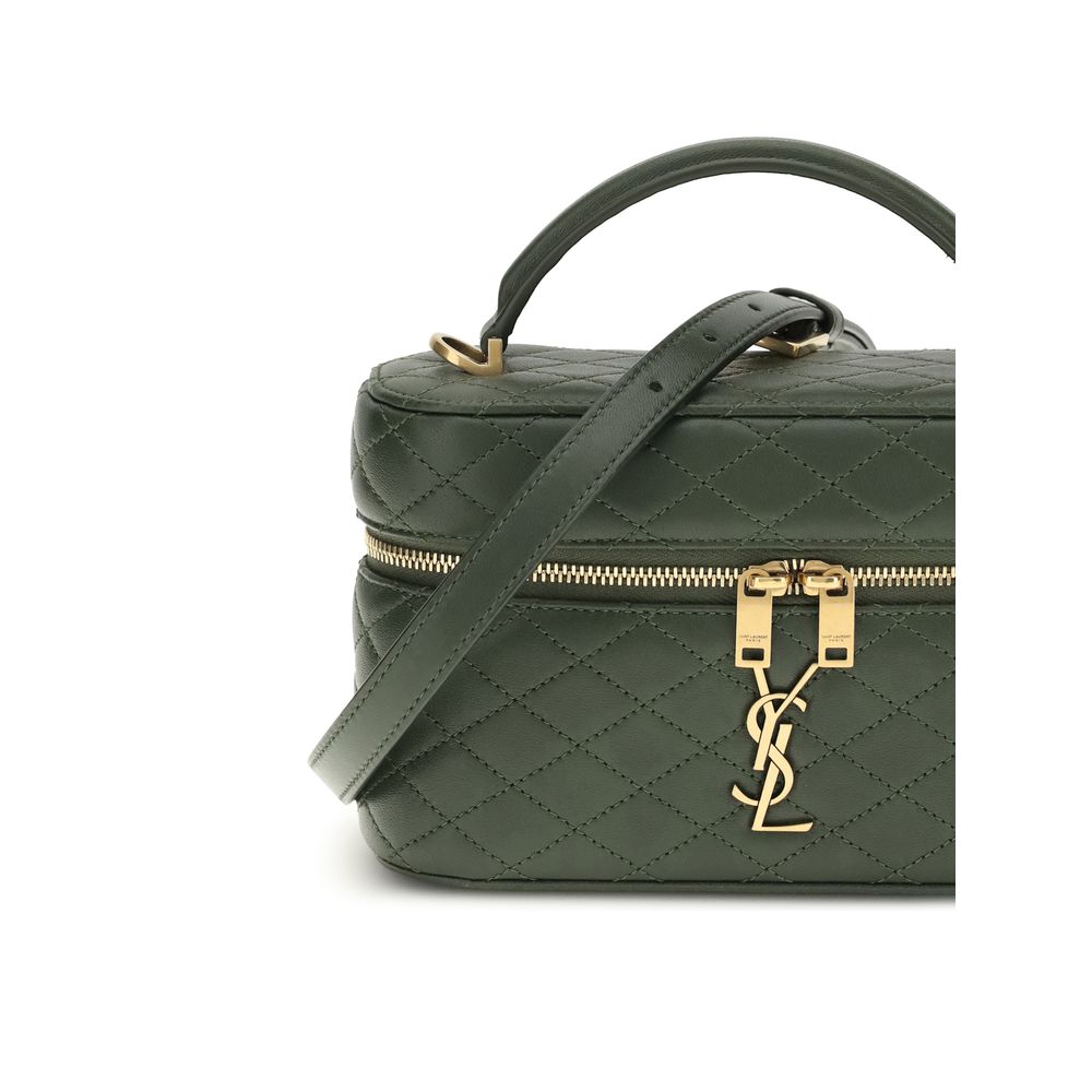 Saint Laurent Green Calf Leather Bos Taurus Handbag Saint Laurent