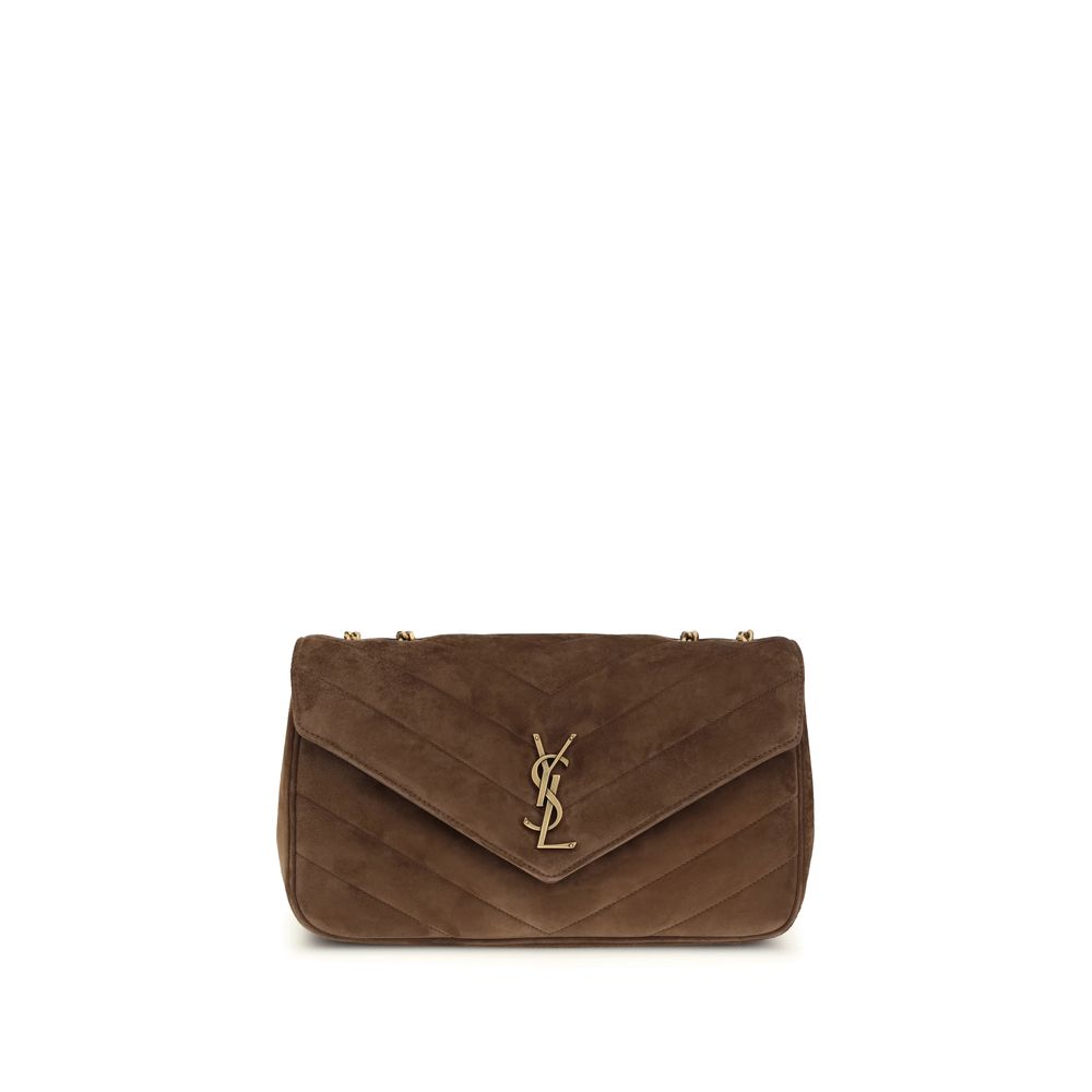 Saint Laurent Brown Calf Leather Bos Taurus Shoulder Bag Saint Laurent