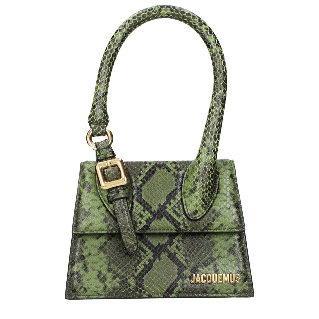 Jacquemus Green Leather Handbag Jacquemus