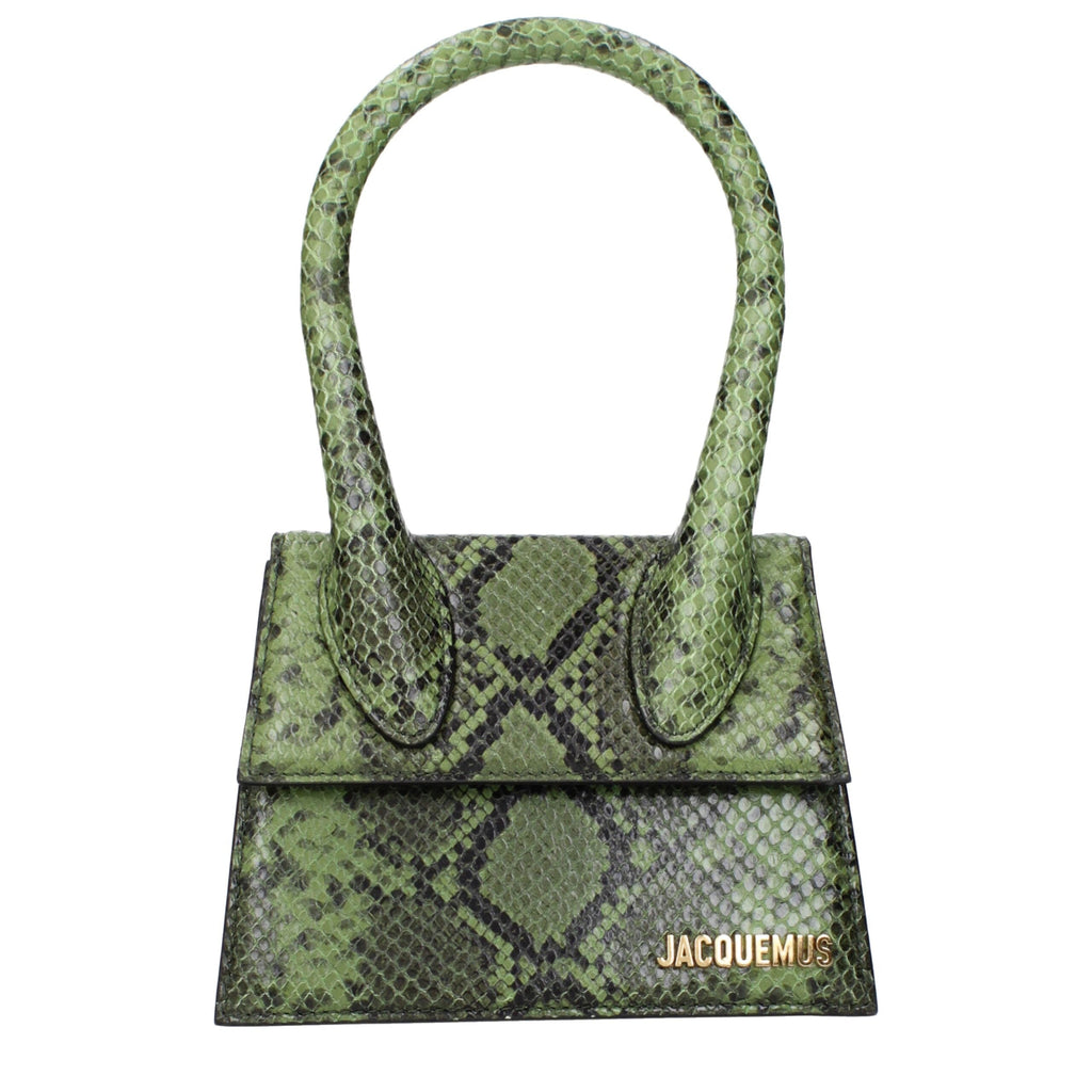 Jacquemus Green Leather Handbag Jacquemus