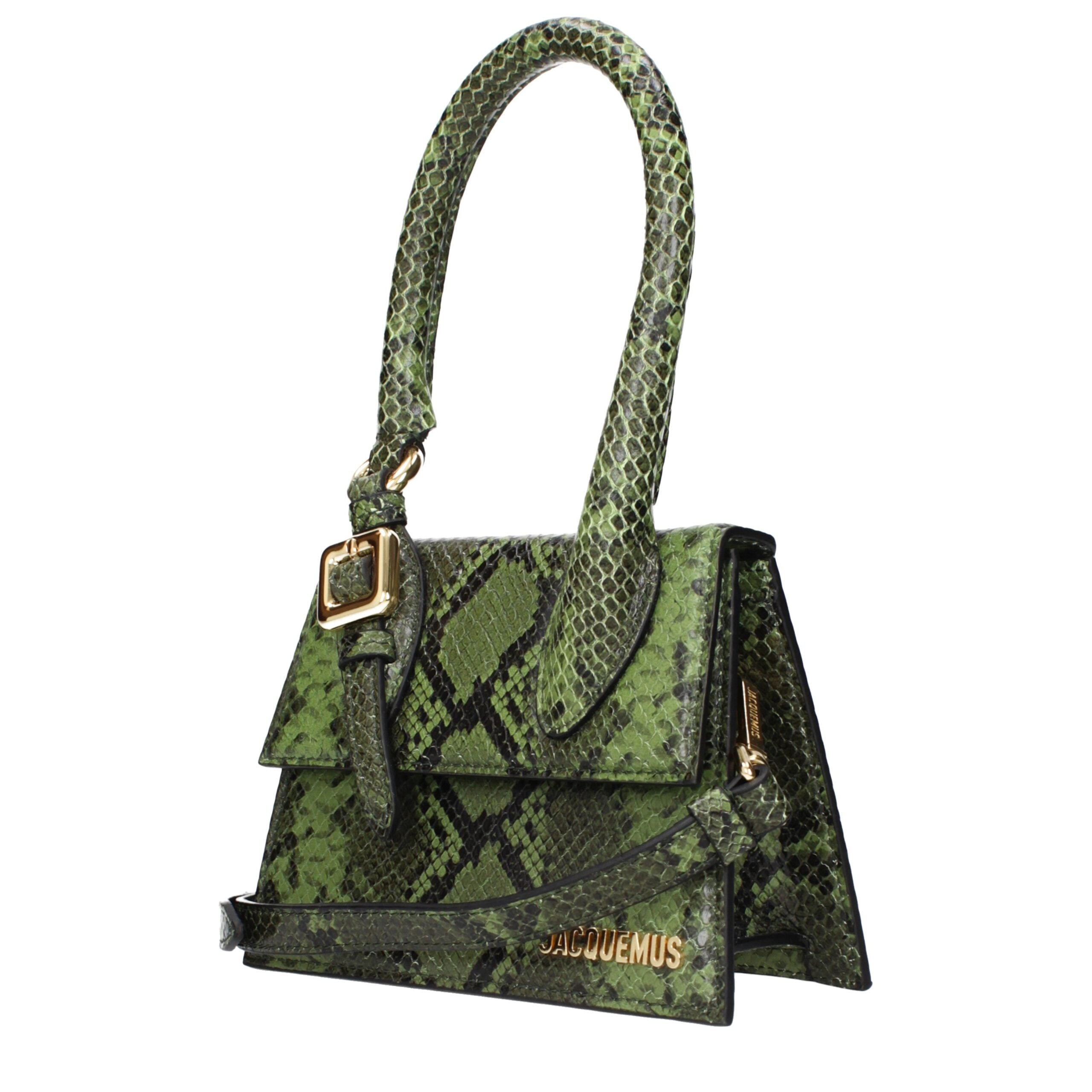 Jacquemus Green Leather Handbag Jacquemus