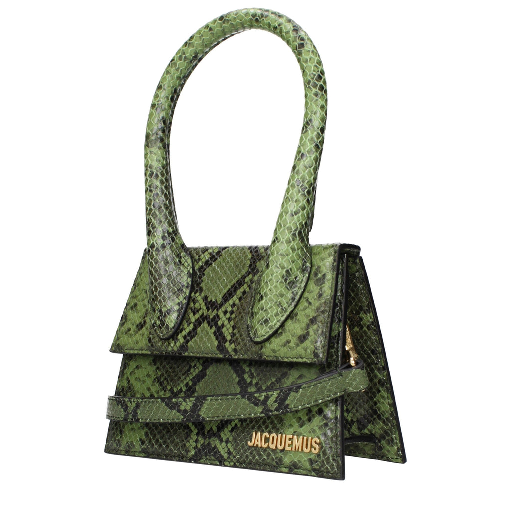 Jacquemus Green Leather Handbag Jacquemus